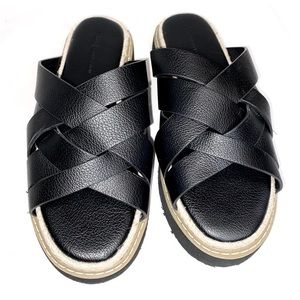 French Connection Black Espadrilles